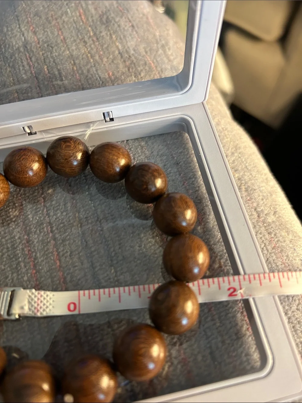 Polished Wooden Bead Bracelet - Prayer bracelet